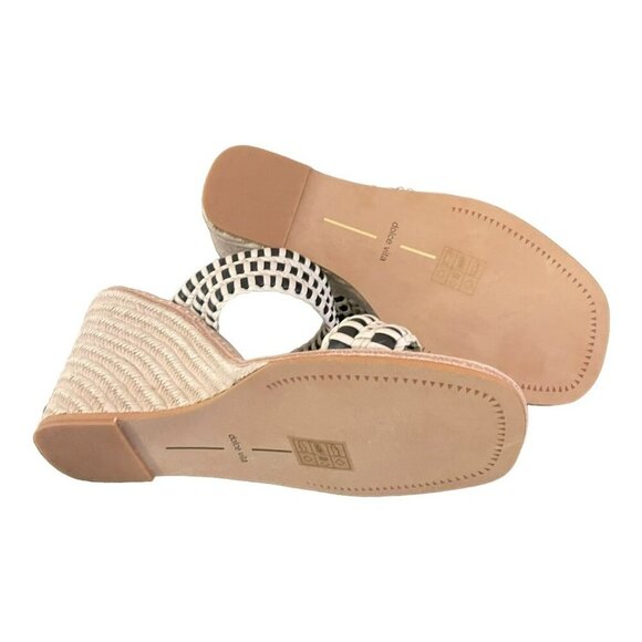 Anthropologie Dolce Vita Espadrille Wedge Summer Abigail Wedge Sandal Shoes Sz 9 - Picture 5 of 6